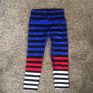 K-DEER striped workout legging